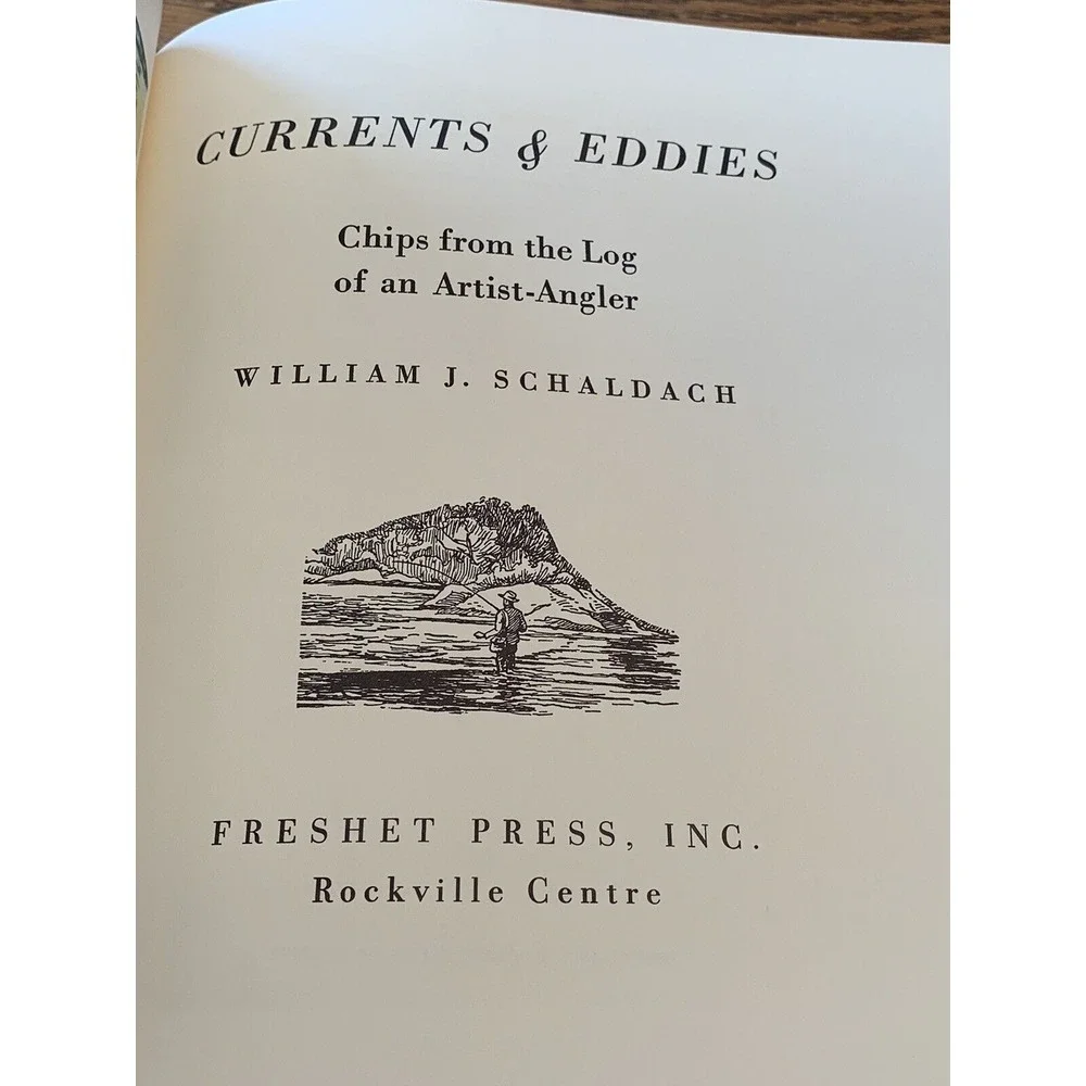 1970 Coverts & Casts & Currents & Eddies 2 Volumes William‎ Schaldach Hardcover